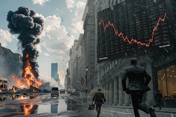 US Stock Market Falls as Middle East Conflict Drives Oil Prices Higher